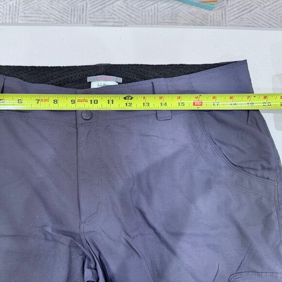 LL Bean Lightweight Black Convertible Hiking Pants, Women's 16 - Picture 4 of 6